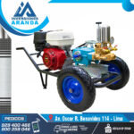 MCH390-100C MOTOFUMIGADORA ESTACIONARIA CON CARRETA Y LLANTAS DE 16"