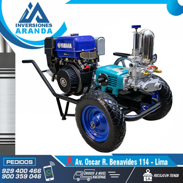 MCY400-547C MOTOFUMIGADORA ESTACIONARIA CON CARRETA Y LLANTAS DE 16"