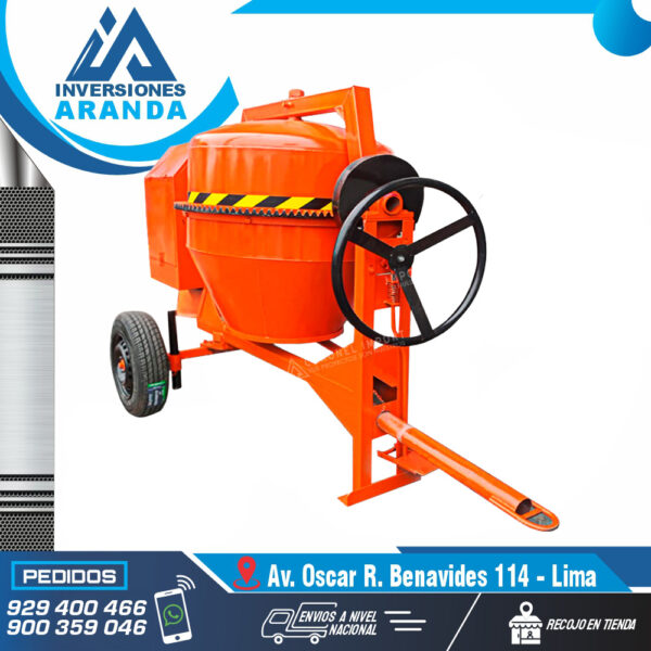 MEZCLADORA DE CONCRETO DE 11P3 CON MOTOR PETROLERO PANTHER DE 16 HP
