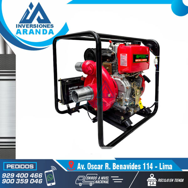 MOTOBOMBA DE ALTA PRESIÓN DIESEL 3"X 3″RP30-16HX RIPPER