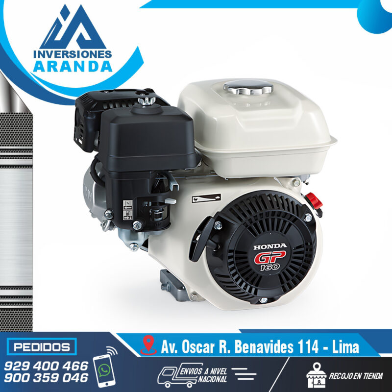 MOTOR ESTACIONARIO GASOLINERO GP160 – HONDA