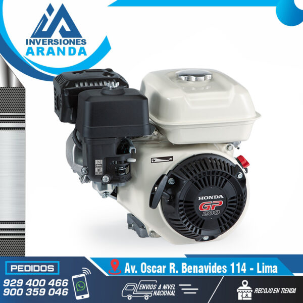 MOTOR ESTACIONARIO GASOLINERO GP200 – HONDA