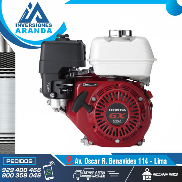 MOTOR ESTACIONARIO GASOLINERO GX160H2 - HONDA