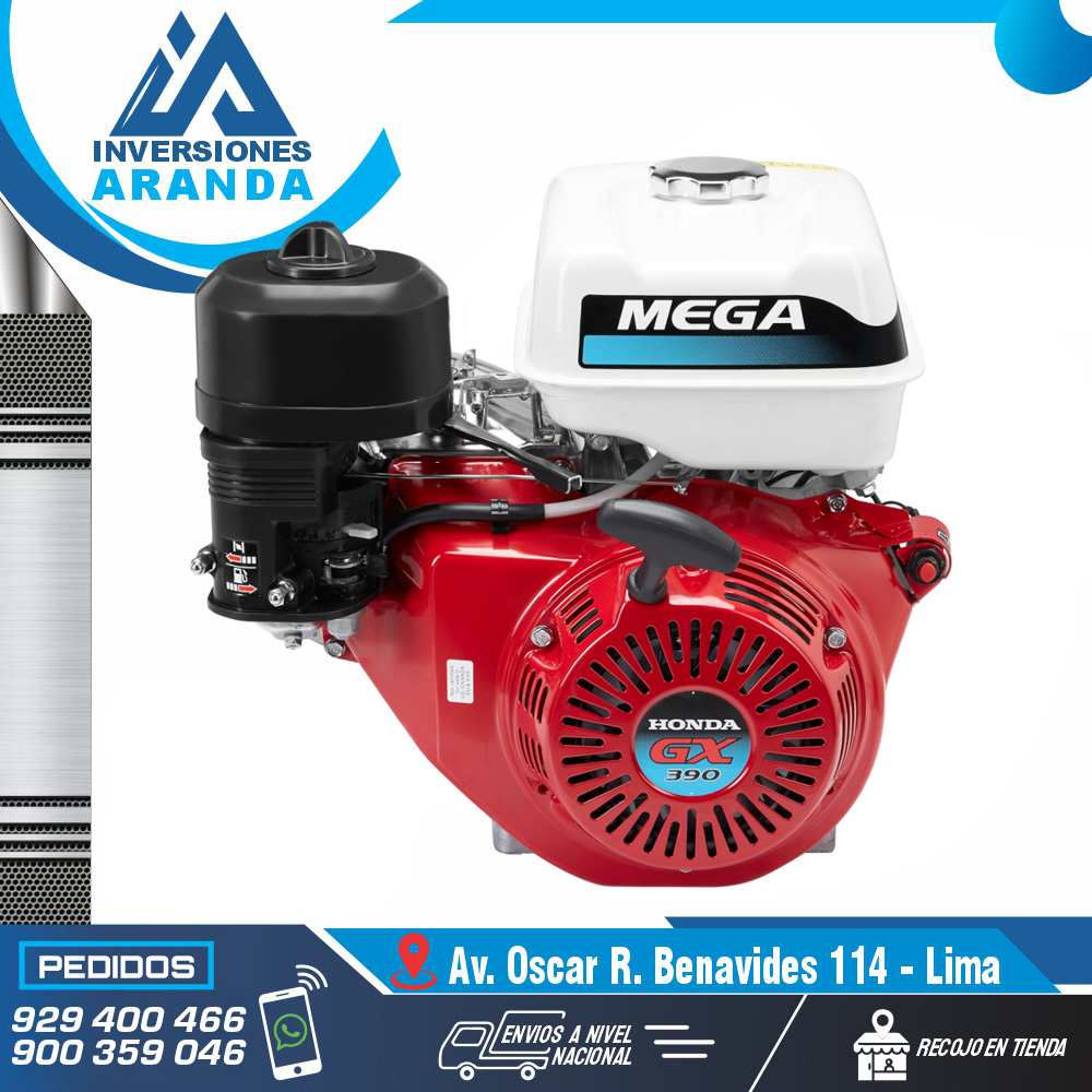 MOTOR ESTACIONARIO GASOLINERO GX390 MEGA -HONDA MOTOR ESTACIONARIO GASOLINERO GX390 MEGA -HONDA