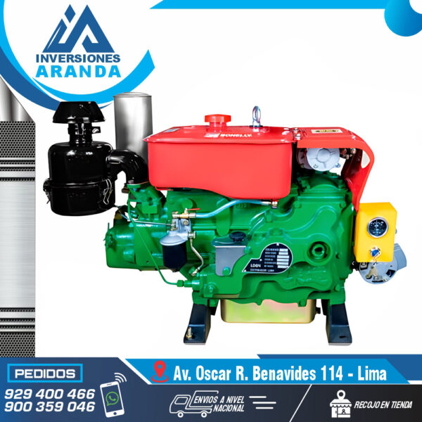 MOTOR ESTACIONARIO PETROLERO LD1110D DE 20HP