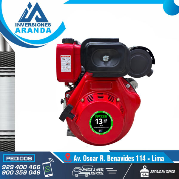 MOTOR PETROLERO RIPPER RI188EM DE 13 HP