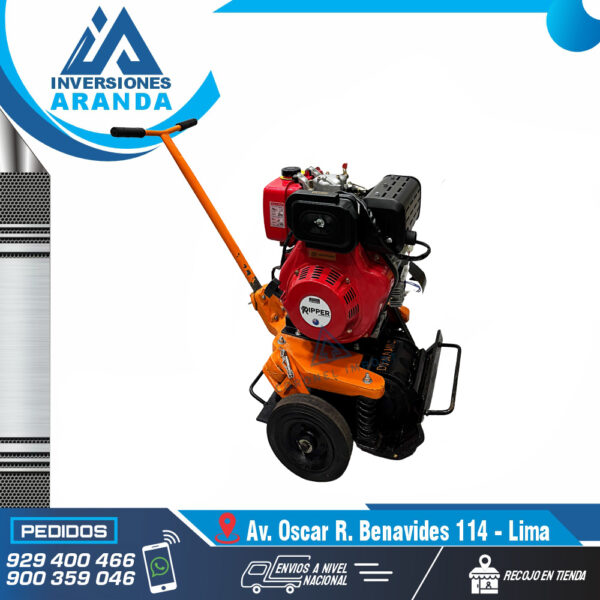 PLANCHA COMPACTADORA C/MOTOR RIPPER DIESEL DE 16 HP MOD-PCRD-16
