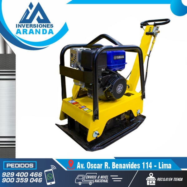 PLANCHA COMPACTADORA REVERSIBLE C/ MOTOR YAMAHA MOD-175-5.8