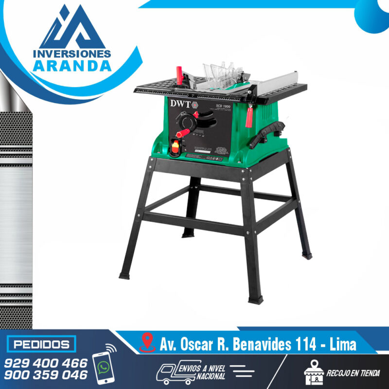 SIERRA CIRCULAR DE MESA SCM1800-DWT