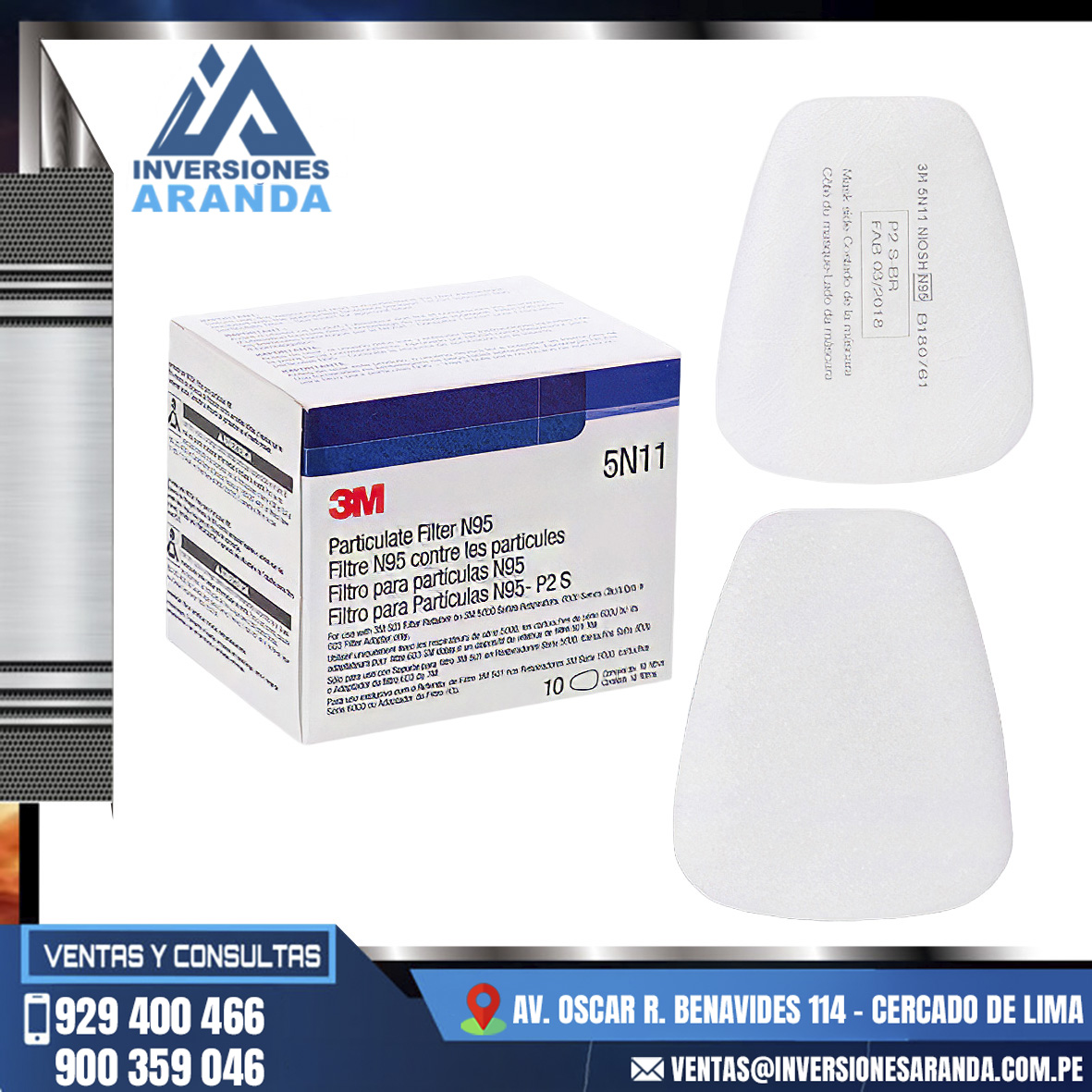3M-5N11-PREFILTRO.jpg 3M 5N11 PREFILTRO - Imagen 1