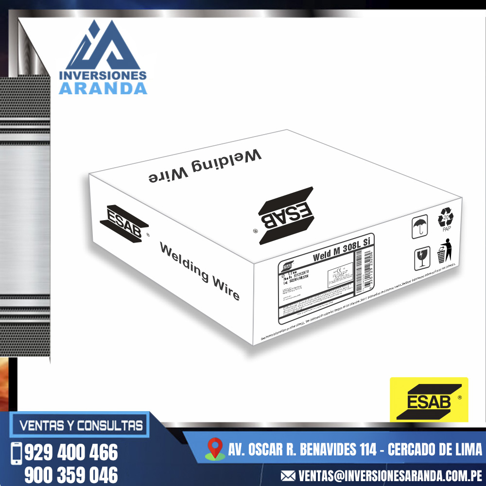 ALAMBRE-SOLIDO-WELD-M-308L-Si-ESAB.jpg ALAMBRE SOLIDO WELD M 308L Si - ESAB - Imagen 1