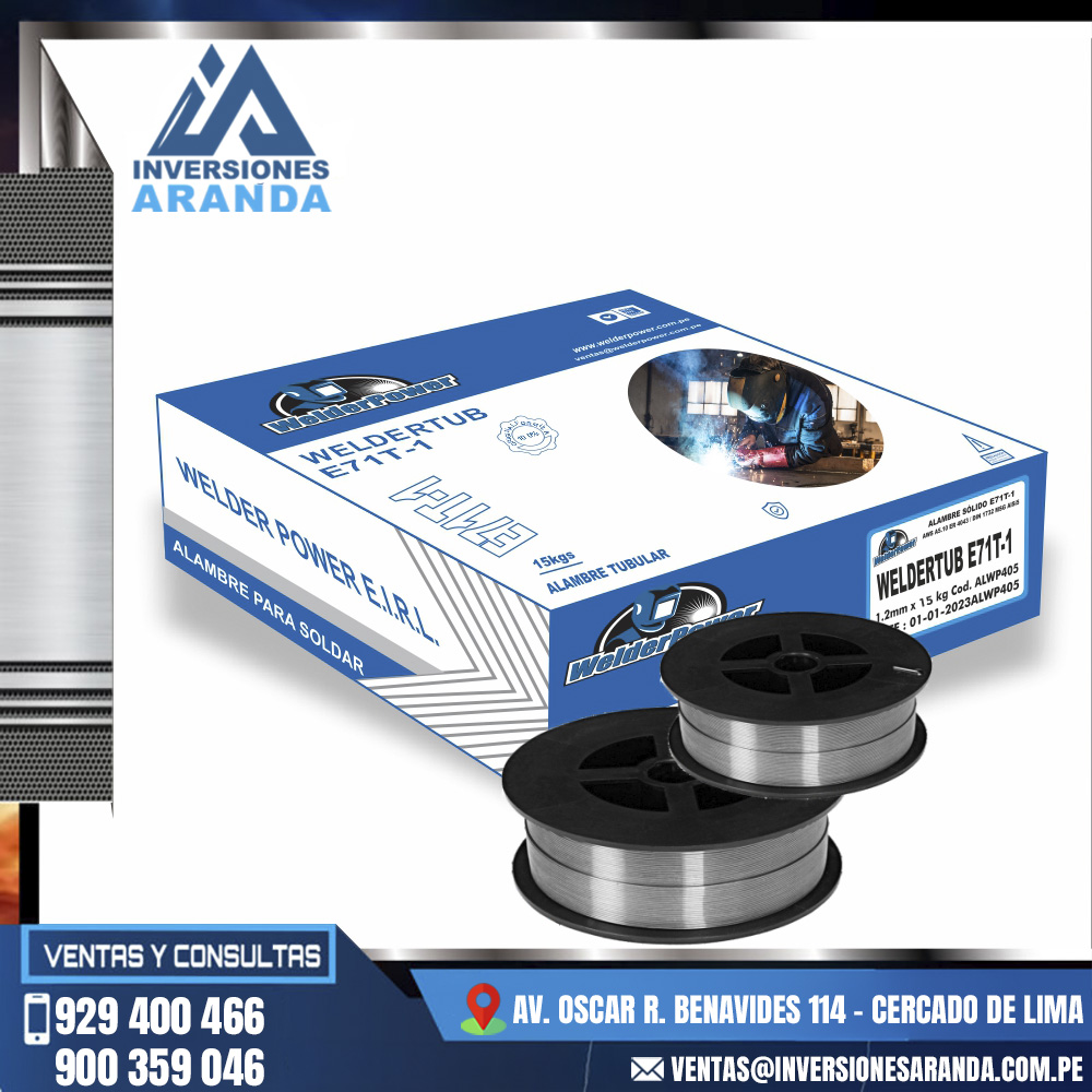 ALAMBRE-TUBULAR-WELDERTUB-E71T-1.jpg ALAMBRE TUBULAR WELDERTUB E71T-1 - Imagen 1