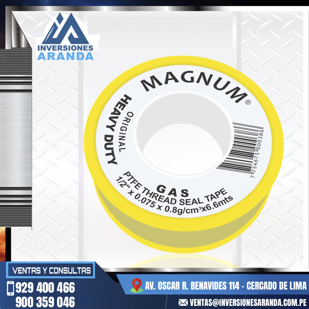 CINTA-TEFLON-AMARILLO-PARA-GAS.jpg CINTA TEFLÓN AMARILLO PARA GAS - Imagen 1
