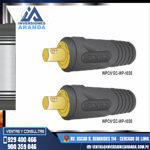 CONECTORES MACHO PARA  MAQUINA  DE SOLDAR - 1025