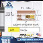 BASE DE TOBERA PROFAX PFX-34CT
