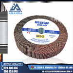 MOTA FLAP PARA PULIR DE 41/2 GRANO #40