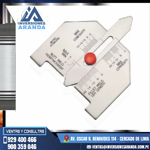 GALGA, CALIBRADOR DE SOLDADURA DE ACERO INOXIDABLE DE 0-20 MM