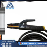 KIT DE CABLE Y PORTA ELECTRODO PARA MAQUINA MILLER MARCA WELDER POWER