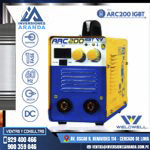 MAQUINA DE SOLDAR ARC 200 IGBT - WELDWELL®