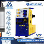 MAQUINA DE SOLDAR MIG 200 IGBT - WELDWELL®