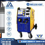 MAQUINA DE SOLDAR MIG250 IGBT - WELDWELL®