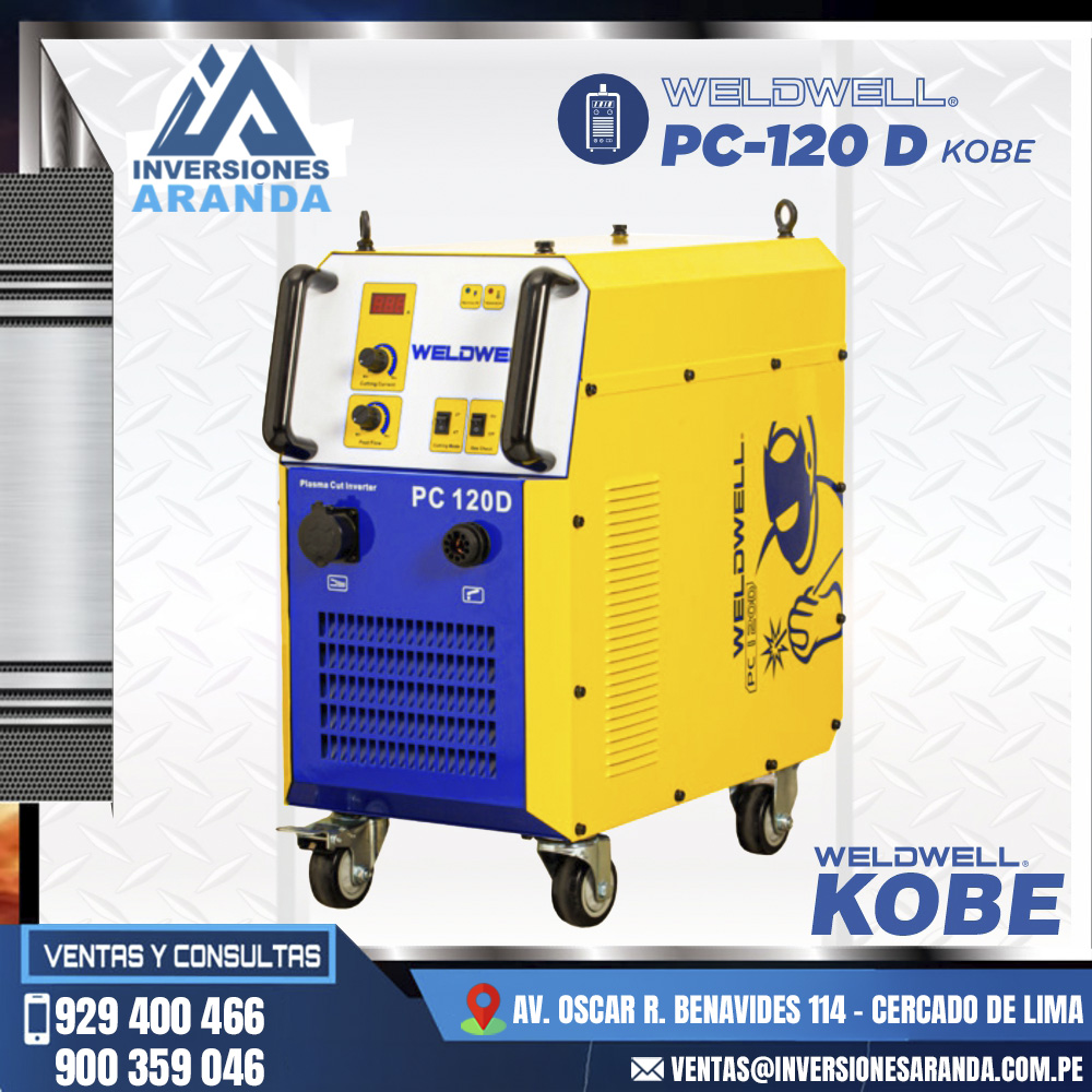 MAQUINA-DE-SOLDAR-PC-120-D-KOBE-WELDWELL®.jpg MAQUINA DE SOLDAR PC-120 D KOBE - WELDWELL® - Imagen 1