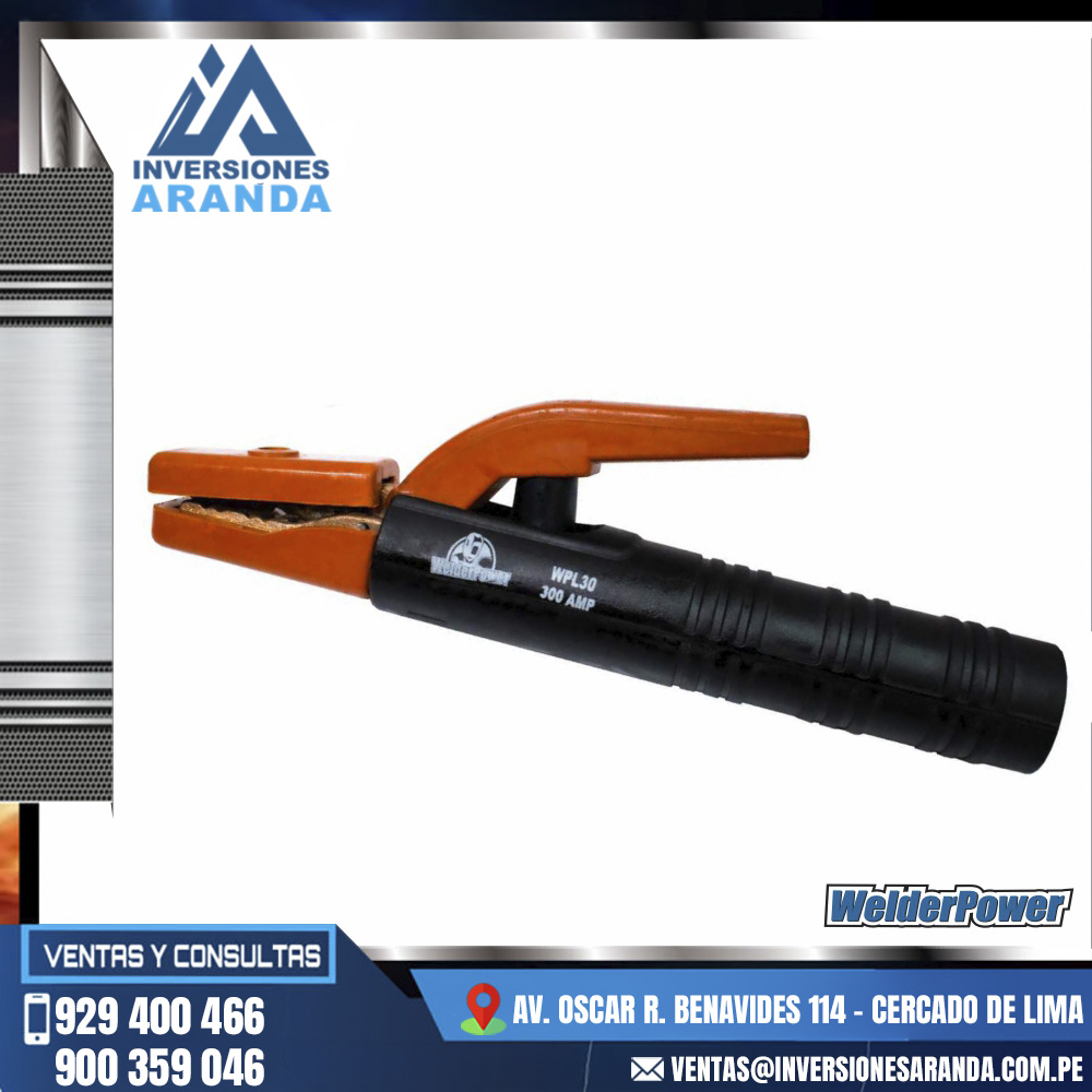 PORTAELECTRODOS-WPL-30.jpg PORTA ELECTRODO 300 AMP WPL-30 - Imagen 1