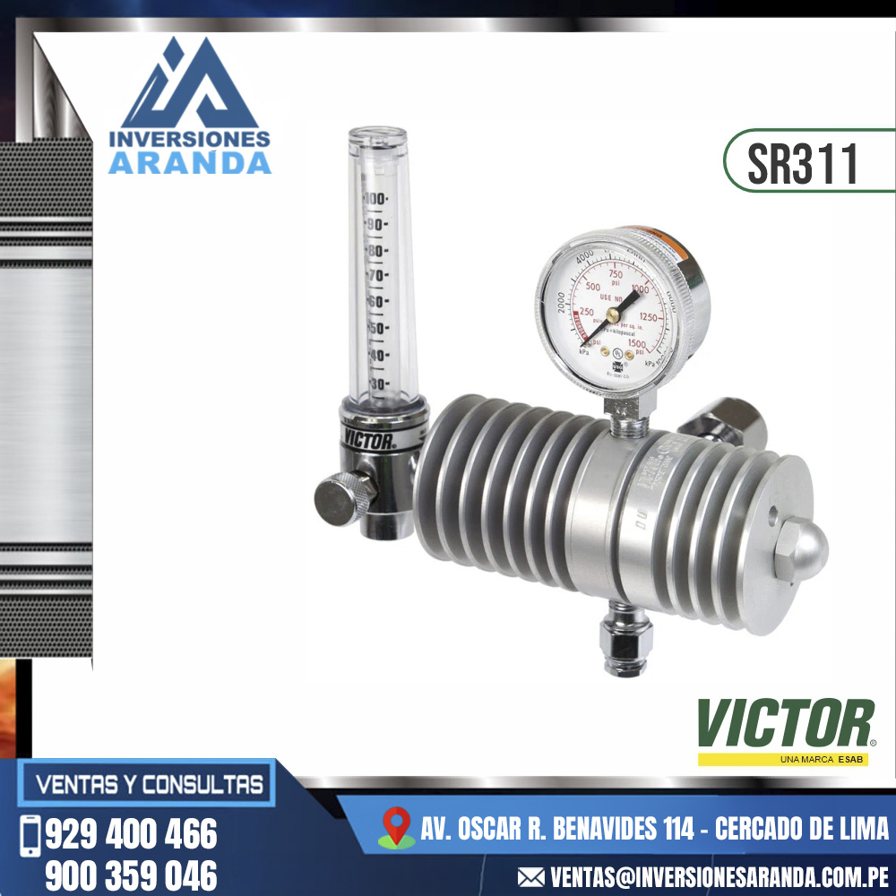 REGULADOR-CAUDALIMETRO-DE-CO2-VICTOR-SR311.jpg REGULADOR-CAUDALÍMETRO DE CO2 VICTOR SR311 - Imagen 1