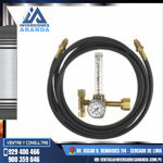 REGULADOR DE PRESION CON FLUJOMETRO PARA CO2 C100FL