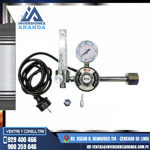 REGULADOR PARA CO2 CON CALENTADOR MARCA CDL
