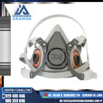 RESPIRADOR DE MEDIA CARA 3M™ 6200