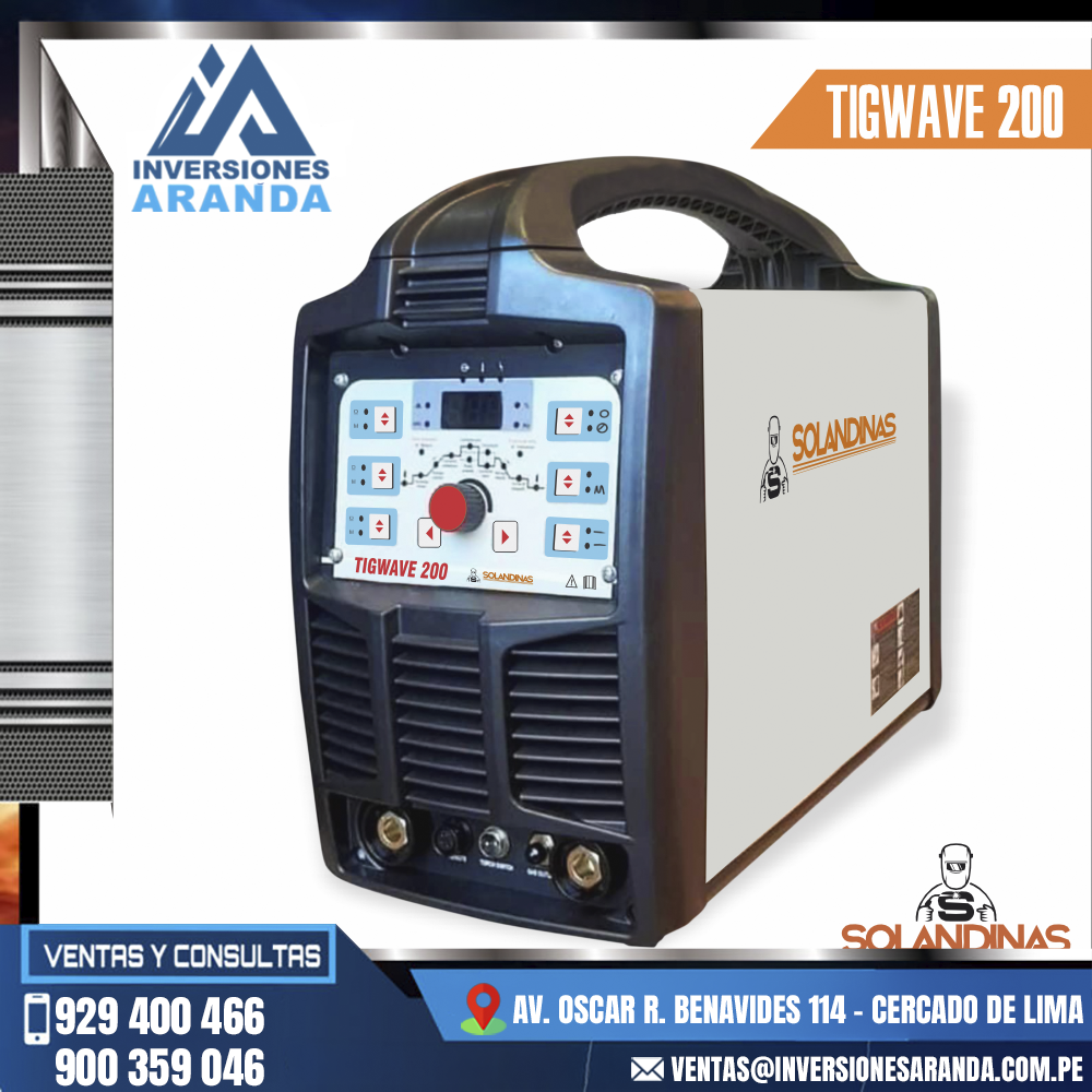 SOLDADURA-INVERSORA-TIG-AC-DC-TIGWAVE200-SOLANDINAS.png SOLDADURA INVERSORA TIG AC-DC - TIGWAVE200 - SOLANDINAS - Imagen 1