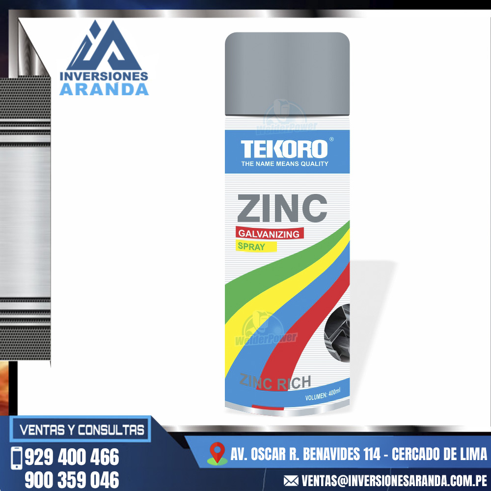 SPRAY-GALVANIZANTE-EN-FRIO-TEKORO.jpg SPRAY GALVANIZANTE EN FRIO - TEKORO - Imagen 1