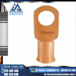 TERMINAL DE COBRE 120MM2 - 4-0 AWG