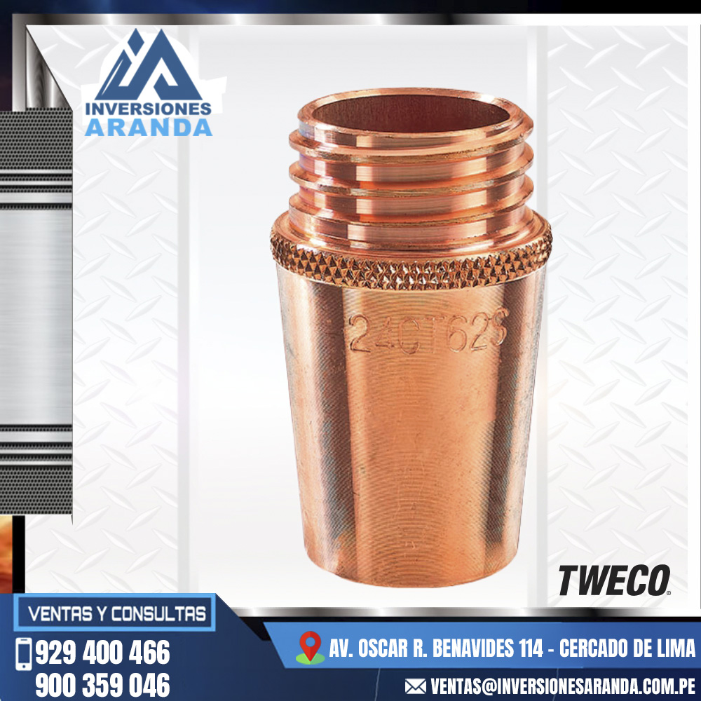 TOBERA-24CT62S-TWECO-ESAB.jpg TOBERA 24CT62S - TWECO ESAB - Imagen 1