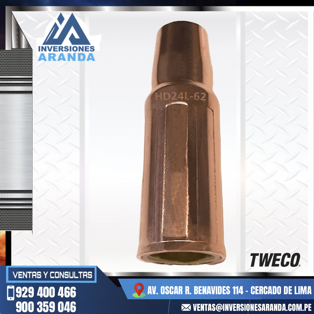 TOBERA-ANTORCHA-MIG-HD24L-62-TWECO-ESAB.jpg TOBERA ANTORCHA MIG HD24L-62 - TWECO ESAB - Imagen 1