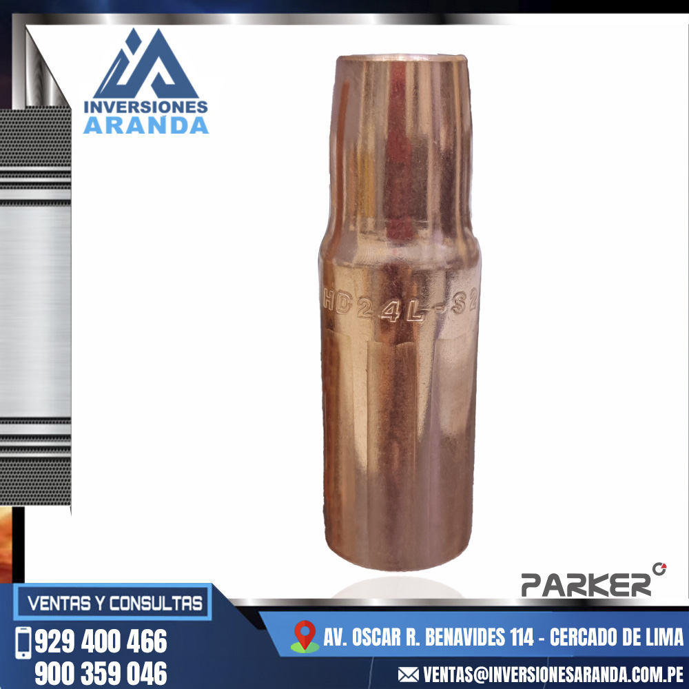 TOBERA-PARA-ANTORCHA-MIG-HD24L62-PARKER.jpg TOBERA PARA ANTORCHA MIG HD24L62 - WELDER POWER - Imagen 1