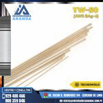 TW-50 (AWS BAg-6) - SOLDADURA DE PLATA AL 50% - TECNOWELD